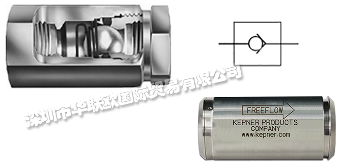 美國(guó)KEPNER直通球形止回閥Seal Seat